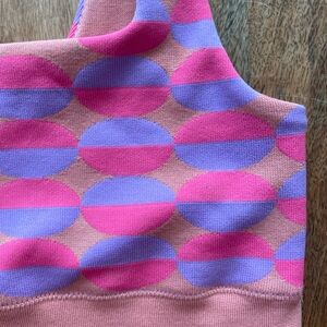 Fabletics Pink and Purple Crop Top